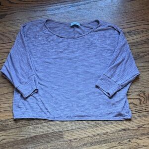 Gilli Lilac Cropped Pullover Top